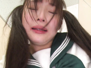 [NHDTB-98305] 図書館で声も出せず糸引くほど愛液が溢れ出す敏感娘31 美尻ツインテ女子 - 5of5