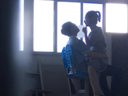 莆田六中情侣在科学楼走廊做爱