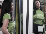 JUR-642 窓際密着痴● 通勤中に全身を弄ばれ続け 快楽堕ちさせられた私は 今日も身体を差し出して―。沖宮那美 - 3of5