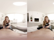 VR Bagning With a Maid Alexis Crystal Step in an amazing world of sexual virtual reality