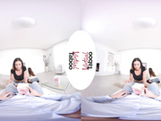 Sexy sister Keira fucks lucky bro in front of bffs