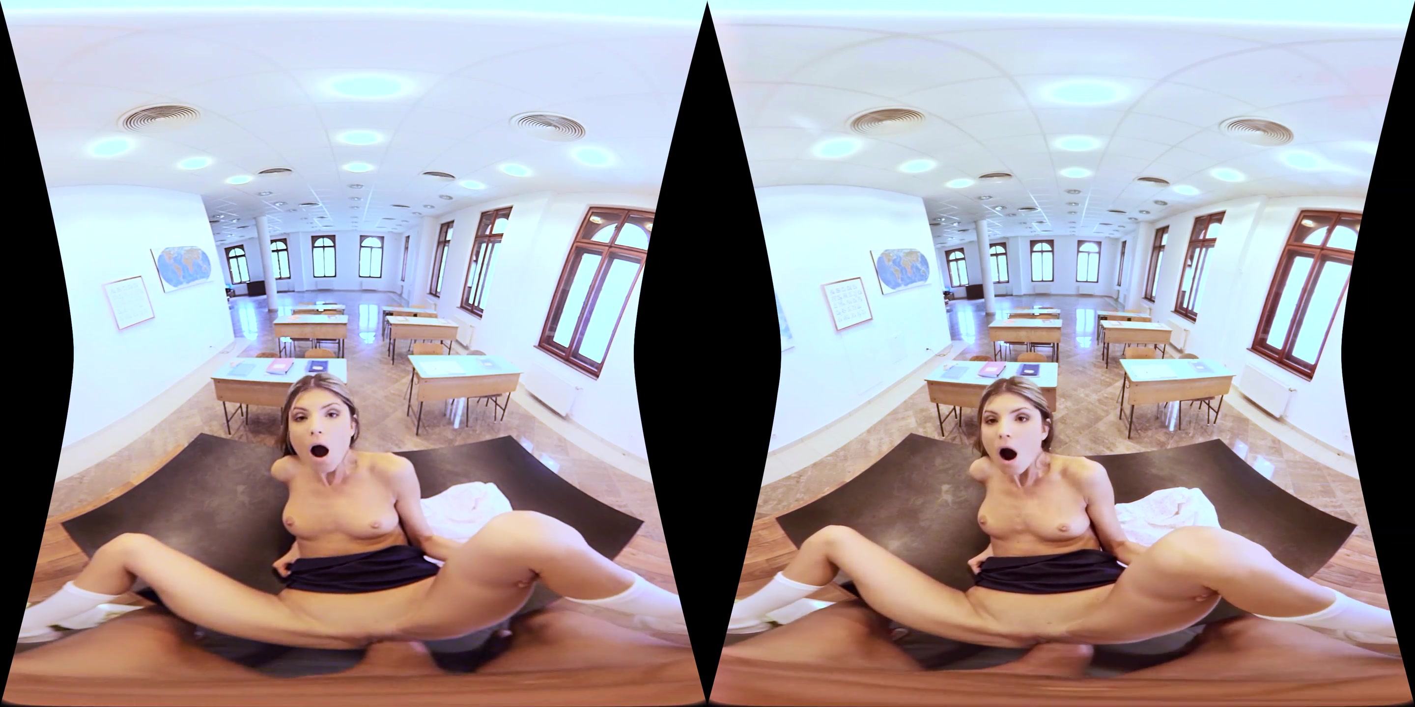 Skinny Schoolgirl Gina Gerson Wants Good Grade