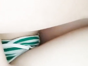 九零后网红脸蛋白嫩主播漫漫网约飞机头发型的杭州粉丝开房啪啪