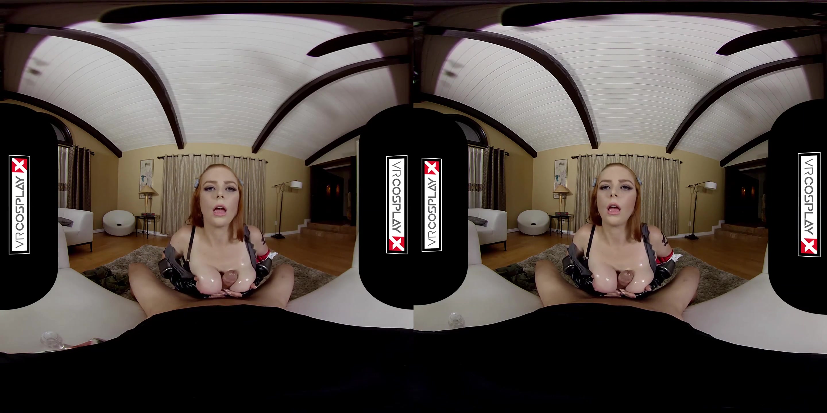 Busty Redhead Brigitte Tuning Up Your Cock