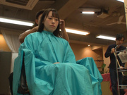 [DRPT-006] 美容室でケープの中を全裸にされ恥ずかしさに全身が性感帯になってしまった巨乳女 柊木まりな - 3of5