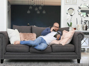 3人群交深喉大鸡巴吃的美滋滋后入肛交